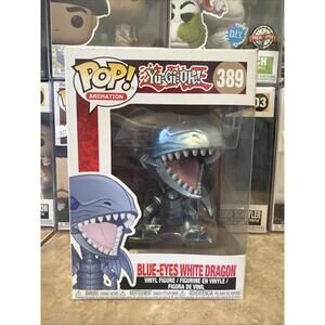 Funko Pop! Vinyl: Yu-Gi-Oh! - Blue Eyes White Dragon #389 w/Protector